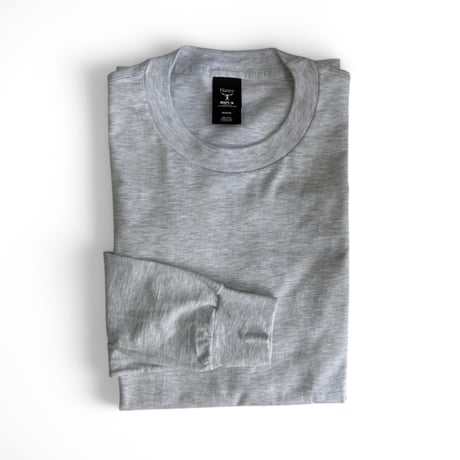 HANES USA＂BEEFY-T L/S T-SHIRT＂