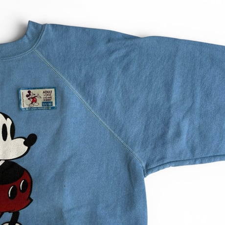 DEADSTOCK " 1970's OLD MICKEY MOUSE SWEATSHIRT＂MADE IN U.S.A. / SZ LARGE