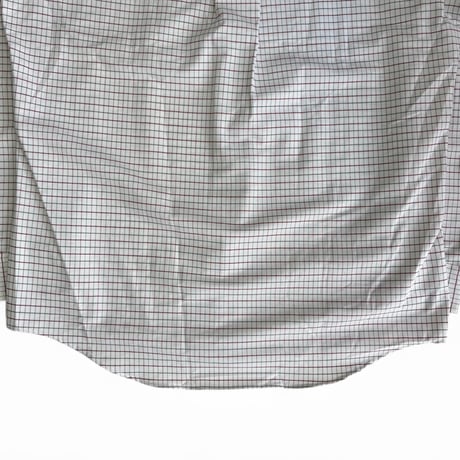 DEADSTOCK " 1990's L.L.BEAN PLAID OXFORD L/S BD SHIRT " MADE IN U.S.A. / SZ M 16-34