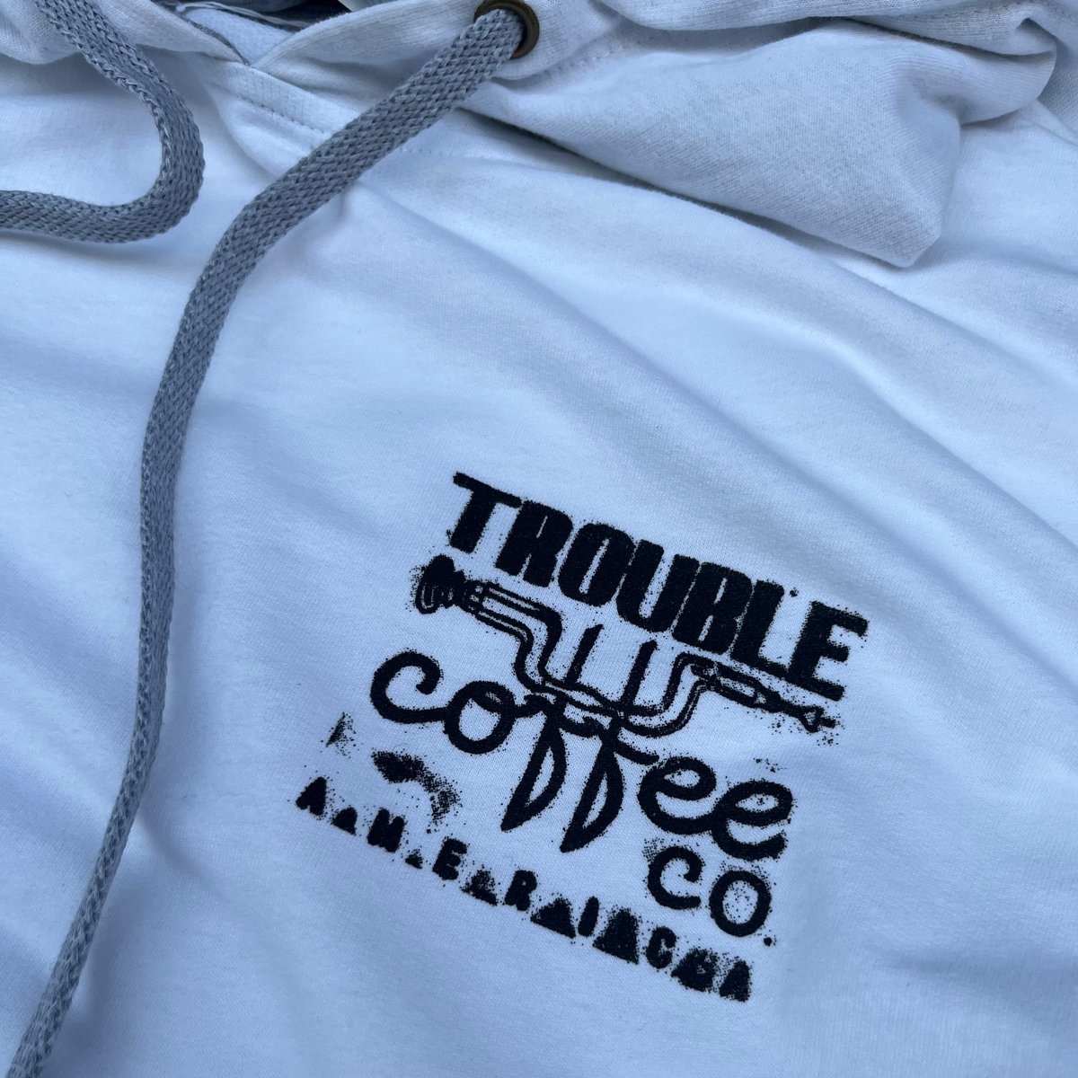 Trouble Coffee Co.＂Long Sleeve Hoodie＂ | GRUMMAN