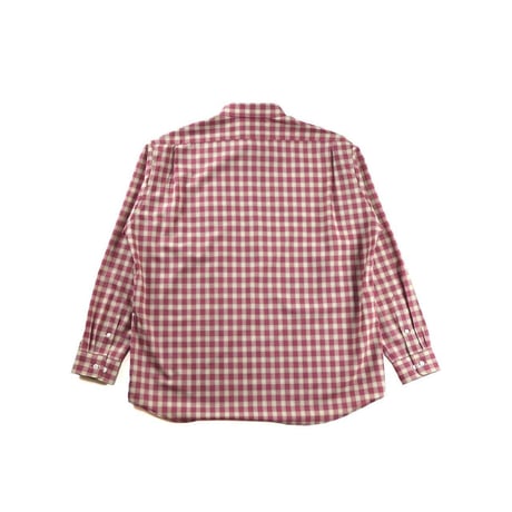 BROWN by 2-tacs＂WIDE COLLAR＂RED CHECK