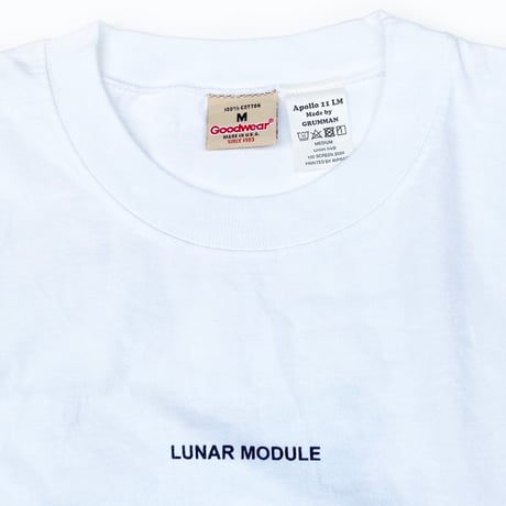 Riprap " APOLLO 11 LUNAR MODULE L/S TEE＂1990's NOS GOODWEAR / MADE IN U.S.A.
