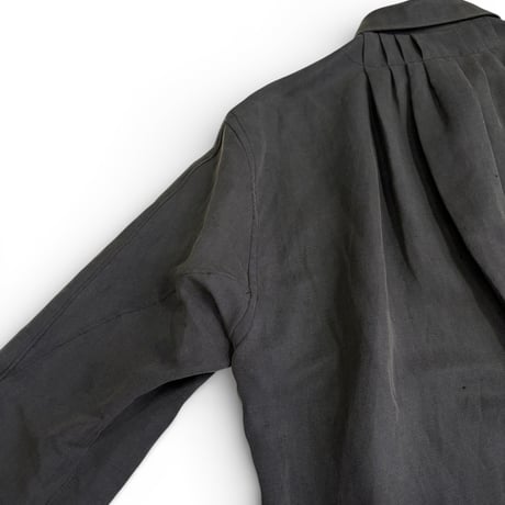 SUNNY ELEMENT＂SLEEPIMG SHIRT＂SILK LINEN / DEADSTOCK FABRIC