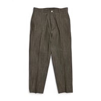 WILLOW PANTS＂P-016＂BROWN DENIM / DEAD FABRIC