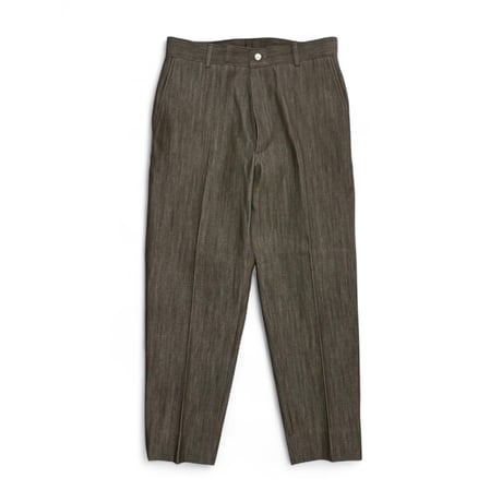 WILLOW PANTS＂P-016＂BROWN DENIM / DEAD FABRIC