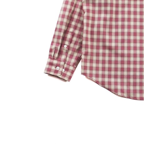 BROWN by 2-tacs＂REGULAR COLLAR＂RED CHECK