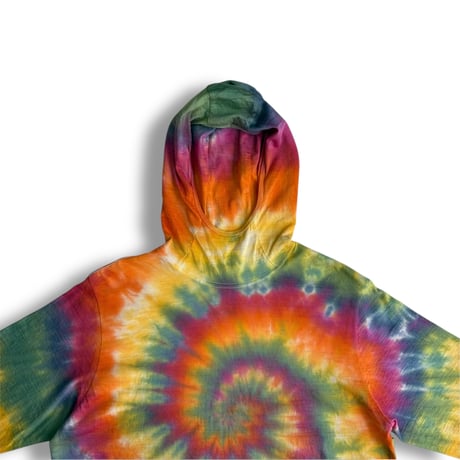 BROWN by 2-tacs＂BAA HOODIE＂TIE-DIE / MERINO WOOL NYLON JERSEY