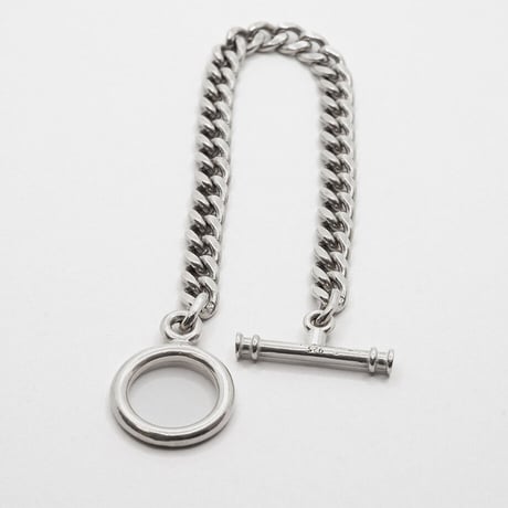 MADE IN CALIFORNIA＂T-BAR CUBAN BRACELET＂Made in U.S.A. / SZ SMALL