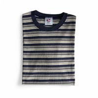 DEADSTOK＂1990's CRYSTAL MILLS MULTI STRIPED TｰSHIRT " MADE IN U.S.A. / SZ LARGE