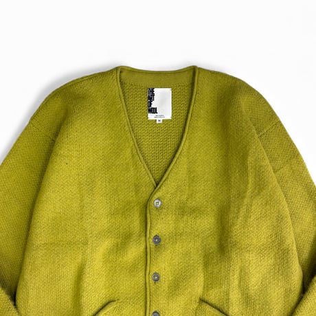 THE ART OF WOOL " 100% ALPACA CARDIGAN＂