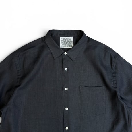 SUNNY ELEMENT＂VINEYARD SHIRT S/S＂FRENCH LINEN / DEADSTOCK FABRIC