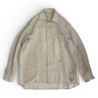 SUNNY ELEMENT＂SLEEPIMG SHIRT＂COTTON LINEN / DEADSTOCK FABRIC