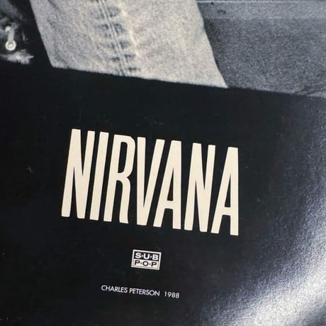 CHARLES PETERSON＂NIRVANA 1989 T-SHIRT＂