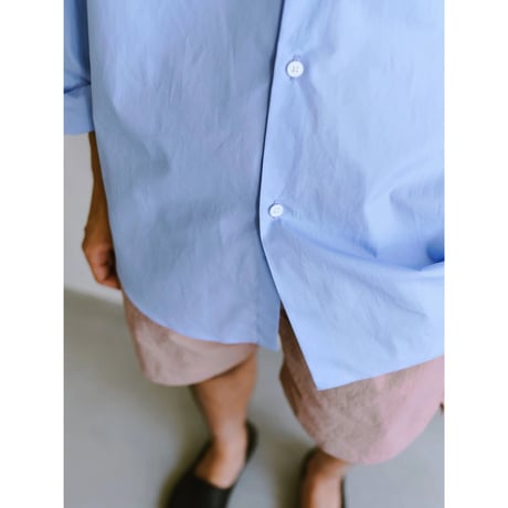 Riprap＂FF REGULAR COLLAR SHIRT＂ALUMO COTTON POPLIN