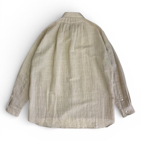 SUNNY ELEMENT＂SLEEPIMG SHIRT＂COTTON LINEN / DEADSTOCK FABRIC
