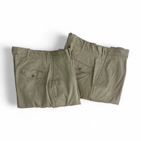 DEADSTOCK " 1990's EU MILITARY CHINO TROUSERS＂RE-MAKED