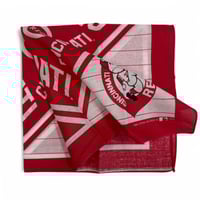 DEADSTOCK " 1990's MLB SAN CINCINNATI REDS BANDANA " Made in U.S.A.