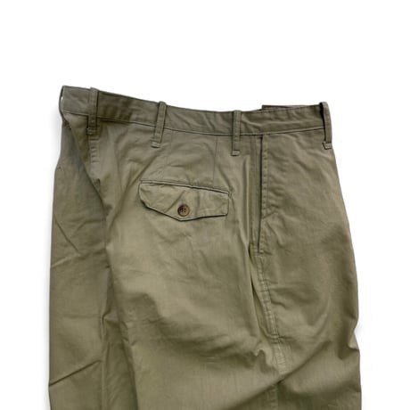 DEADSTOCK " 1990's EU MILITARY CHINO TROUSERS＂RE-MAKED