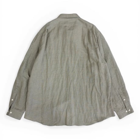 SUNNY ELEMENT＂VINEYARD SHIRT＂LINEN RAYON / DEADSTOCK FABRIC
