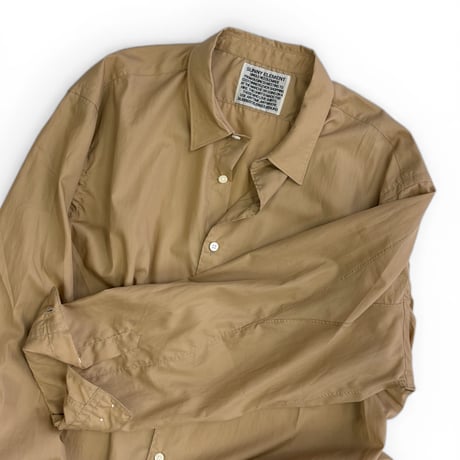 SUNNY ELEMENT＂VINEYARD SHIRT＂120s/2 / DEADSTOCK FABRIC