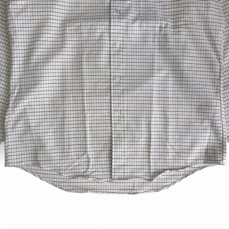 DEADSTOCK " 1990's L.L.BEAN PLAID OXFORD L/S BD SHIRT " MADE IN U.S.A. / SZ M 16-34