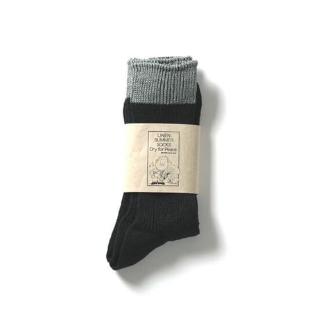 BROWN by 2-tacs " LINEN SOCKS＂