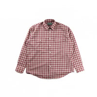 BROWN by 2-tacs＂REGULAR COLLAR＂RED CHECK