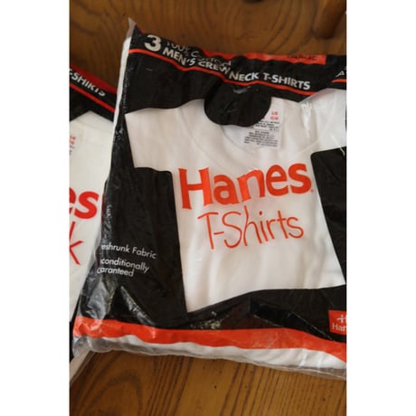 DEADSTOCK ＂1990's HANES 3PACK CREW NECK T-SHIRT＂