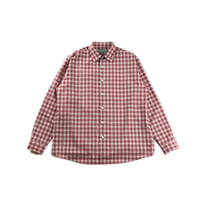 BROWN by 2-tacs＂WIDE COLLAR＂RED CHECK