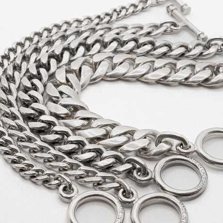 MADE IN CALIFORNIA＂T-BAR CUBAN BRACELET＂Made in U.S.A. / SZ SMALL