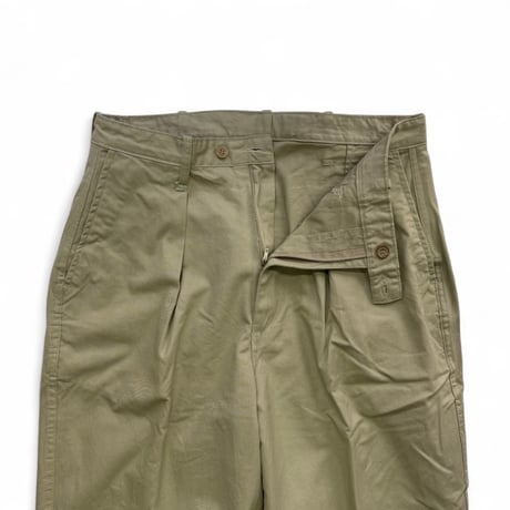 DEADSTOCK " 1990's EU MILITARY CHINO TROUSERS＂RE-MAKED