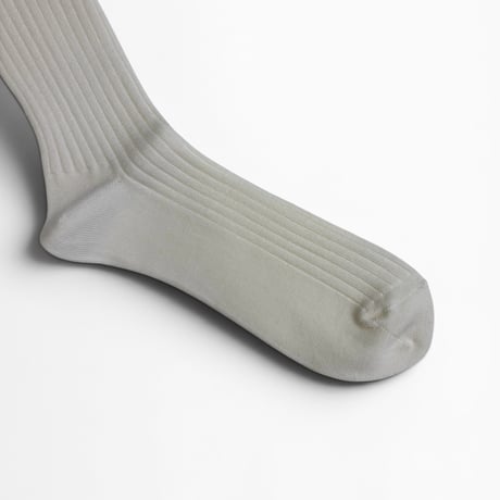 TONNY SOCKS＂MERINO WOOL WHITE RIB SOCKS＂MADE IN JAPAN