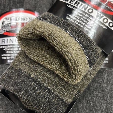 RAILROAD SOCK＂MERINO WOOL SOCKS＂MADE IN U.S.A.