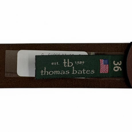 THOMAS BATES＂SEAFORD BRIDLE LEATHER BELT "