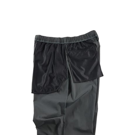 BROWN by 2-tacs＂KNEE TUCK PANTS＂CHARCOAL