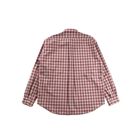 BROWN by 2-tacs＂REGULAR COLLAR＂RED CHECK