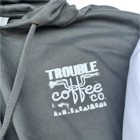 TROUBLE COFFEE CO.＂LIVE FAST DIE OLD L/S HOODIE＂
