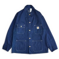 DEADSTOCK " 1990's CARHARTT MICHIGAN CHORE COAT " Made in U.S.A. / SZ 44