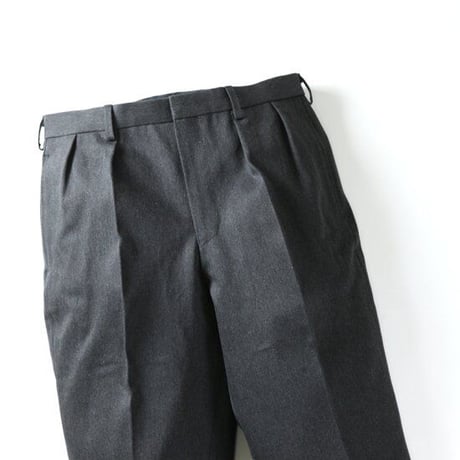 BROWN by 2-tacs " Tapered slacks " Charcoal