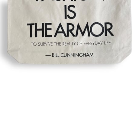 SLOWPOKE＂FASHION IS THE ARMOR TOTE BAG＂ENVIRO TOTE