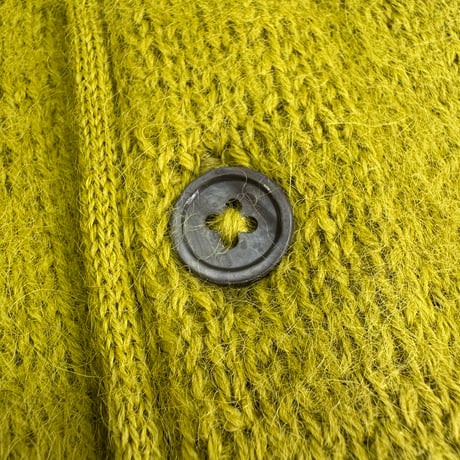 THE ART OF WOOL " 100% ALPACA CARDIGAN＂