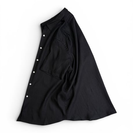 SUNNY ELEMENT＂VINEYARD SHIRT S/S＂FRENCH LINEN / DEADSTOCK FABRIC