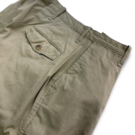 DEADSTOCK " 1990's EU MILITARY CHINO TROUSERS＂RE-MAKED