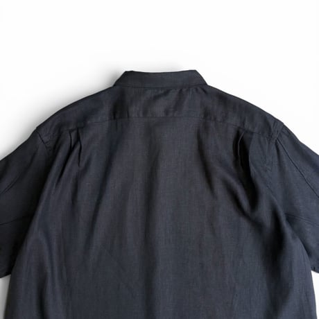 SUNNY ELEMENT＂VINEYARD SHIRT S/S＂FRENCH LINEN / DEADSTOCK FABRIC