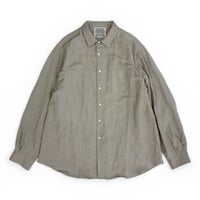 SUNNY ELEMENT＂VINEYARD SHIRT＂LINEN RAYON / DEADSTOCK FABRIC