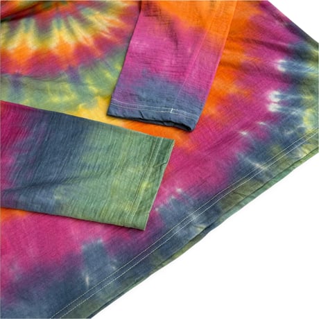 BROWN by 2-tacs＂BAA HOODIE＂TIE-DIE / MERINO WOOL NYLON JERSEY