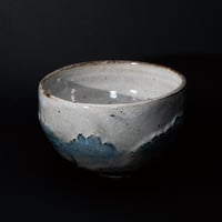 茶道茶碗「白藍」