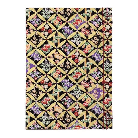 和綴ノート(小)　花四季七宝文様