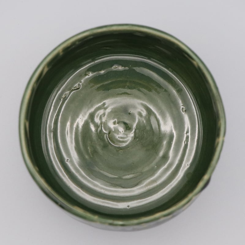 茶道　茶碗　茶色　緑 茶道茶碗「常盤」 | わつなぎ屋