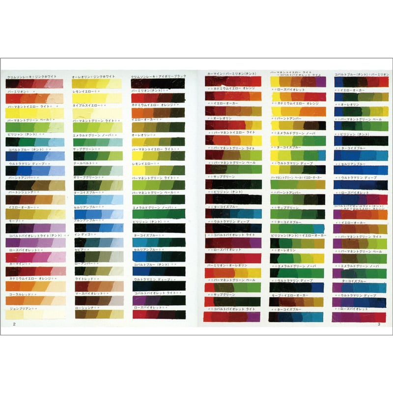 油絵ノート・基礎編 | みみずくの本屋さん